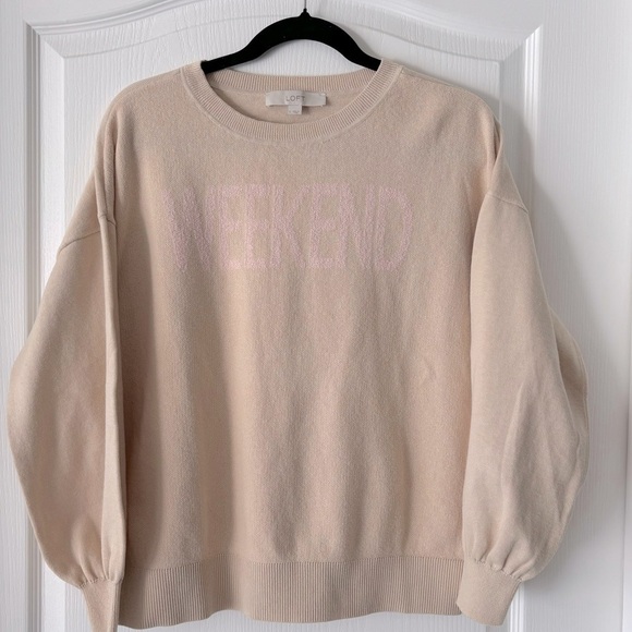 Loft Weekend Sweater Sz Large - Picture 3 of 7